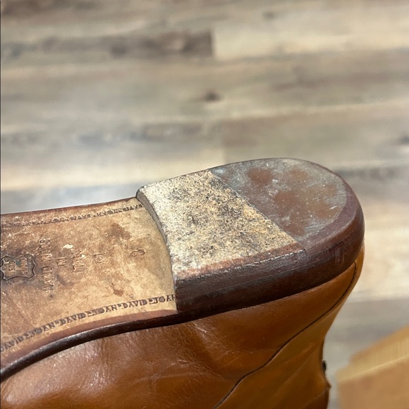 Joan & David Leather slip on tassel zip up back Boots Made in Italy size 8 - Picture 14 of 16